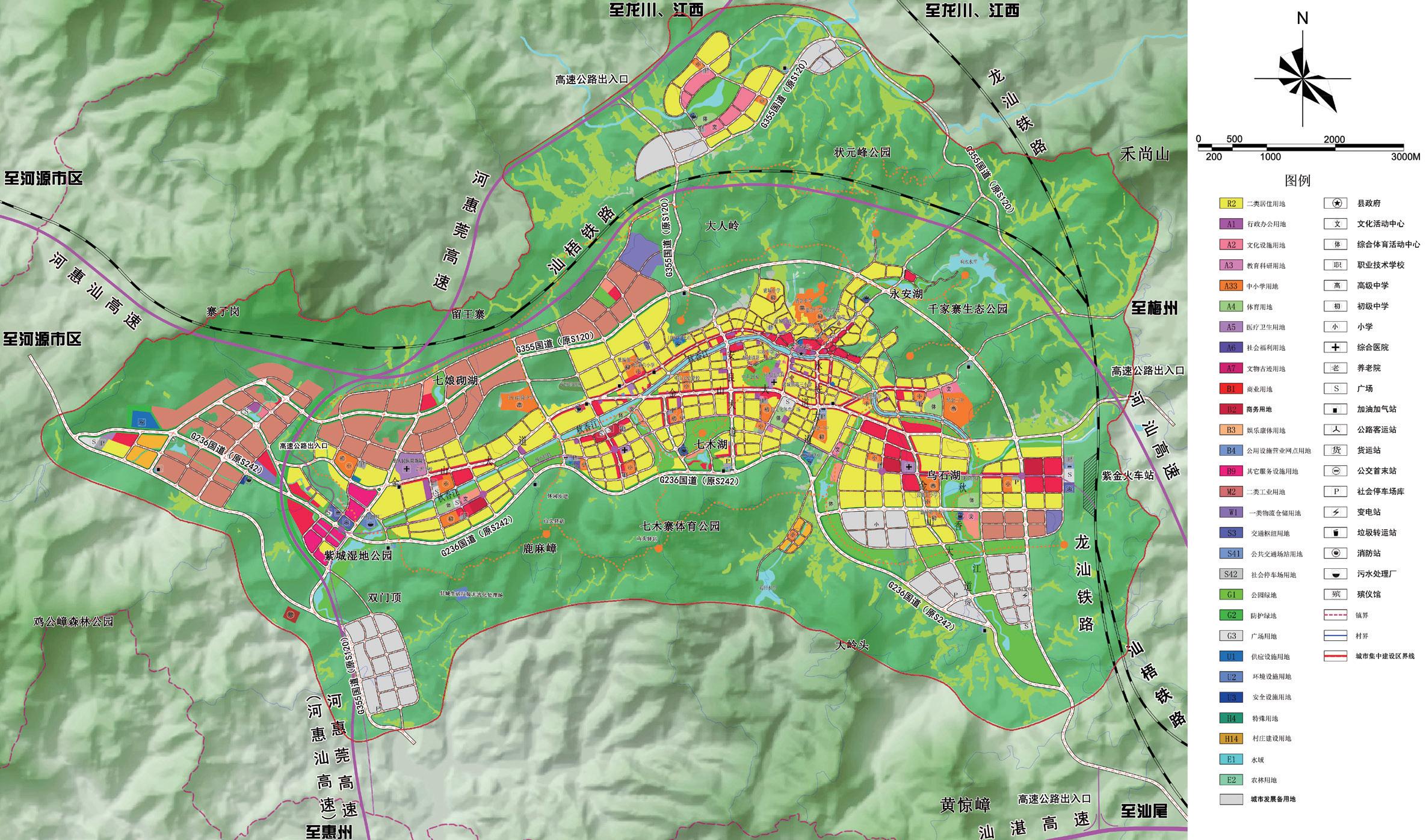 紫金公路建设规划图图片