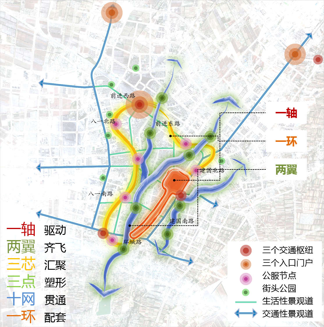 生态廊道规划图图片